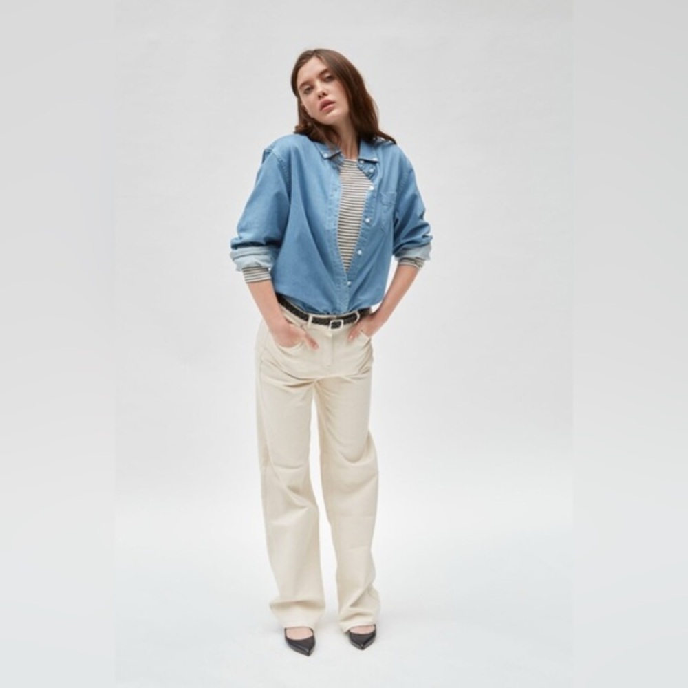 THAKOON - High Waisted Denim Pant - NEW